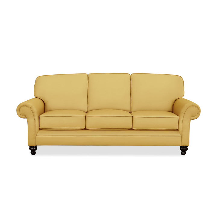 Gaige 88" Rolled Arm Sofa with Reversible Cushions Wayfair Custom Upholstery™ Fabric: Drusky Moonglow Sustain® Basketweave