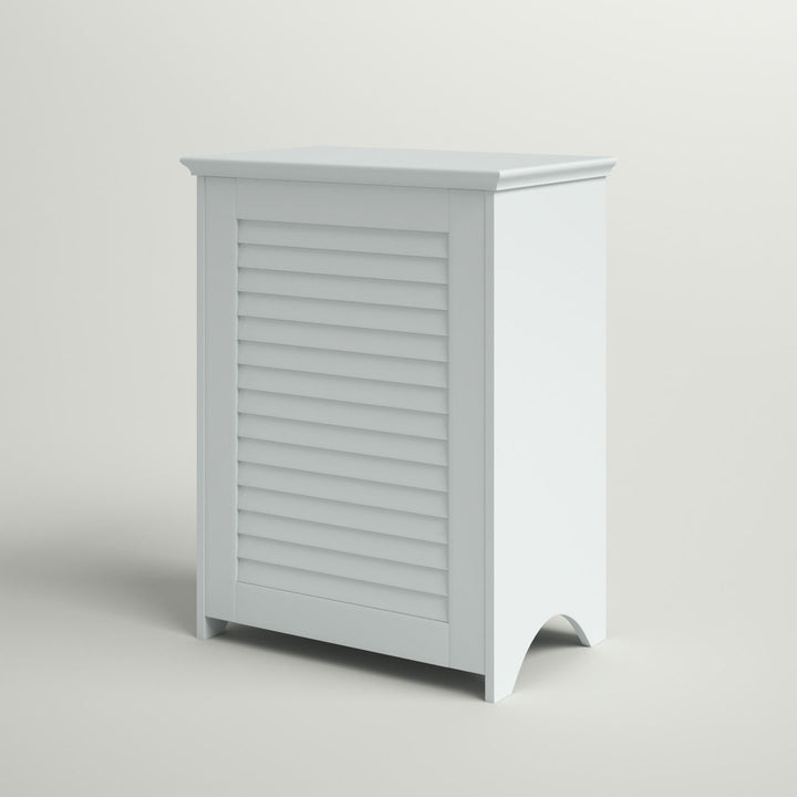 Louvered Front Cabinet Laundry Hamper Andover Mills™