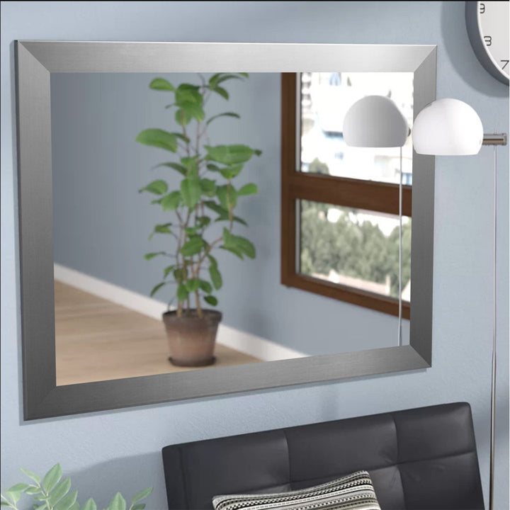 Gollu Mirror Ebern Designs Size: 60" x 40" Finish: Silver