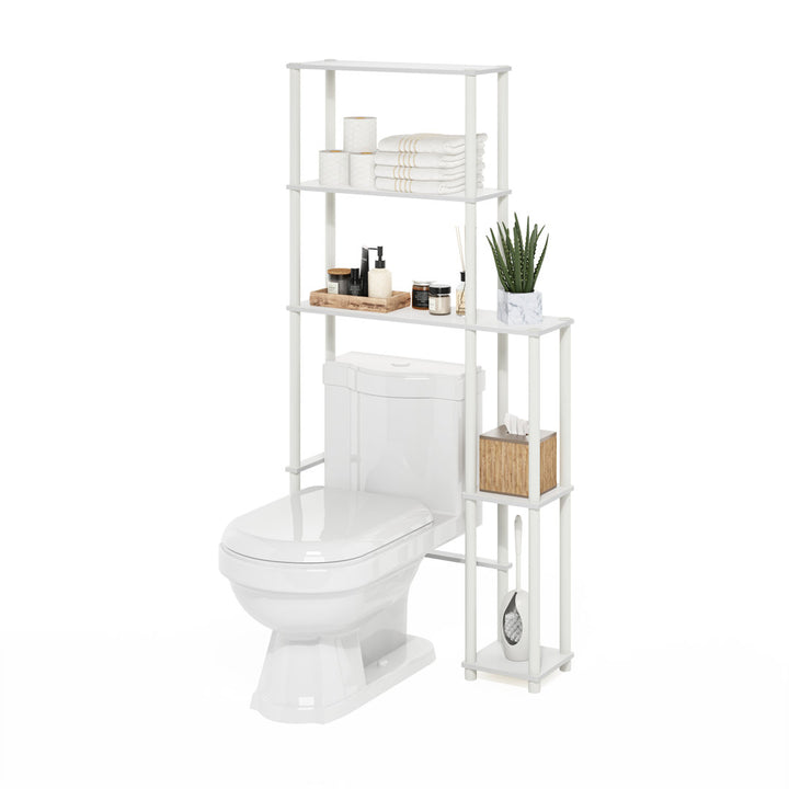 Antonucci 31.1" W x 65.1" H x 9" D Over-The-Toilet Storage Ebern Designs Finish: White