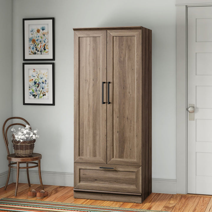 Aliaya Armoire Latitude Run® Finish: Salt Oak