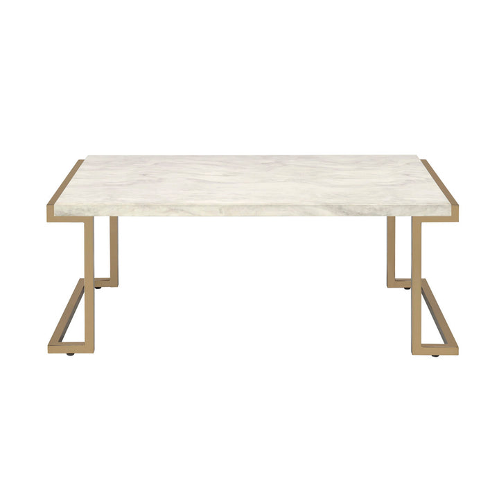 Luthersville Sled Coffee Table in Champagne Willa Arlo™ Interiors