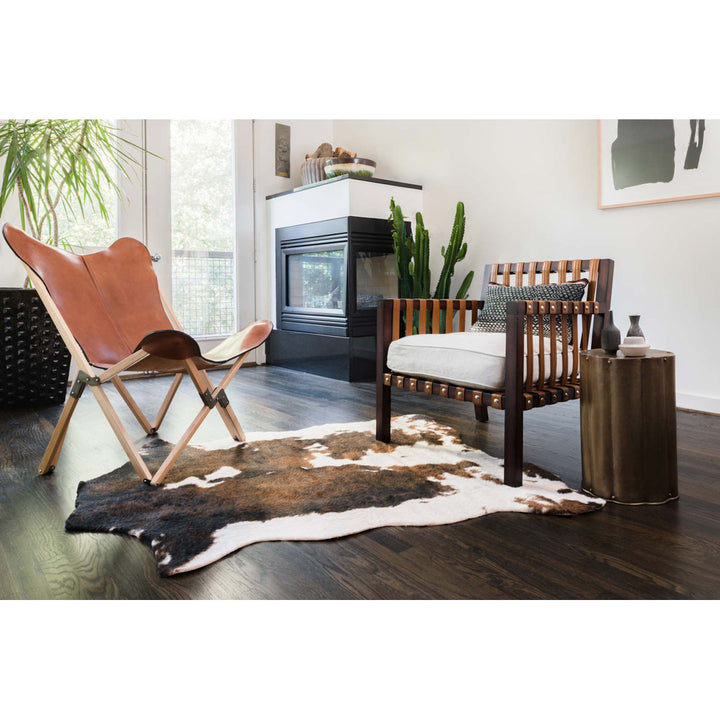 Epic Faux Cowhide Beige/Brown Area Rug AllModern Rug Size: Novelty 5' x 6'6"