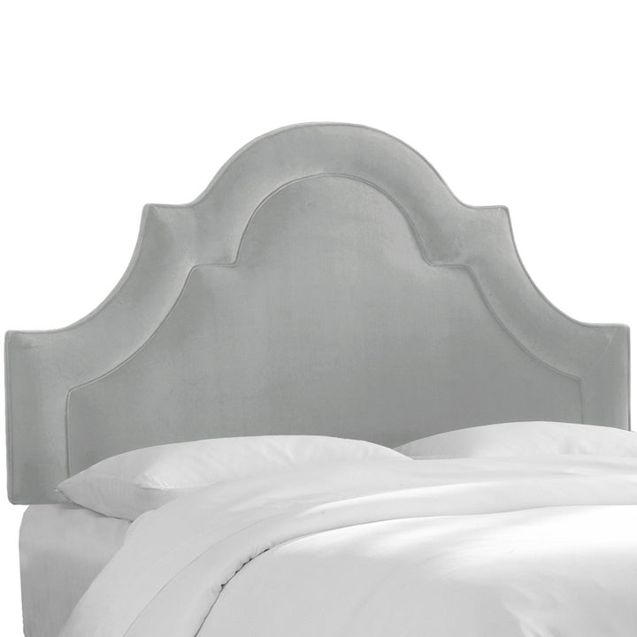McAfee Velvet Upholstered Panel Headboard Kelly Clarkson Home Size: Queen Upholstery: Classic Steel Gray Performance Velvet