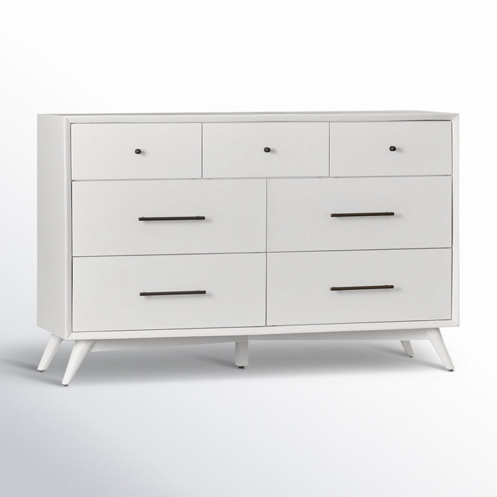 Williams 7-Drawer Dresser AllModern Color (Frame/Drawer): White
