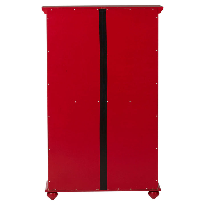51" H x 31.75" W Standard Bookcase Andover Mills™ Color: Red