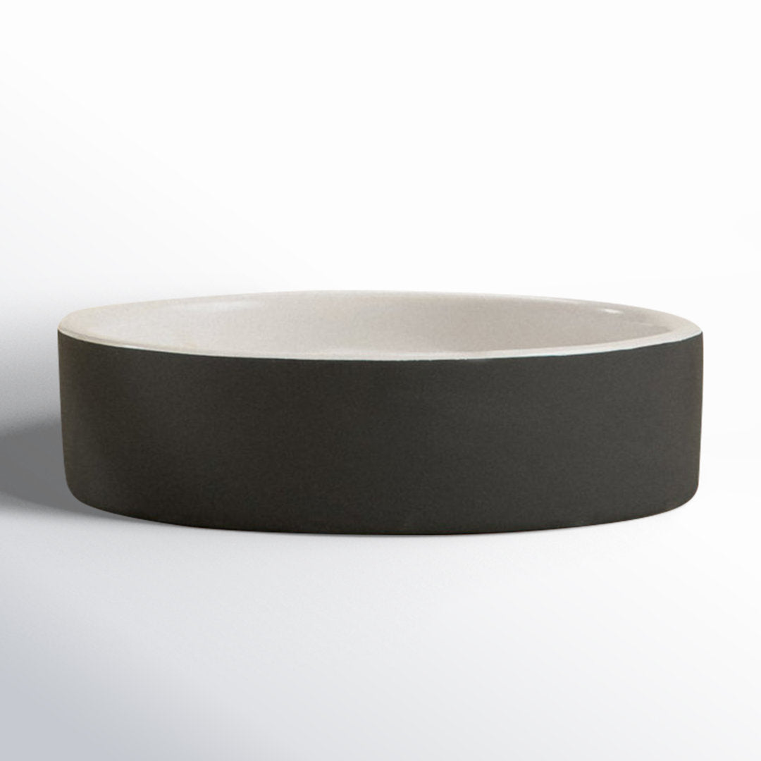 Naturally Cooling Bowl PAIKKA Color: Black Overall Height: Medium (3"), Capacity: Small (1 cup / 8 fluid oz)