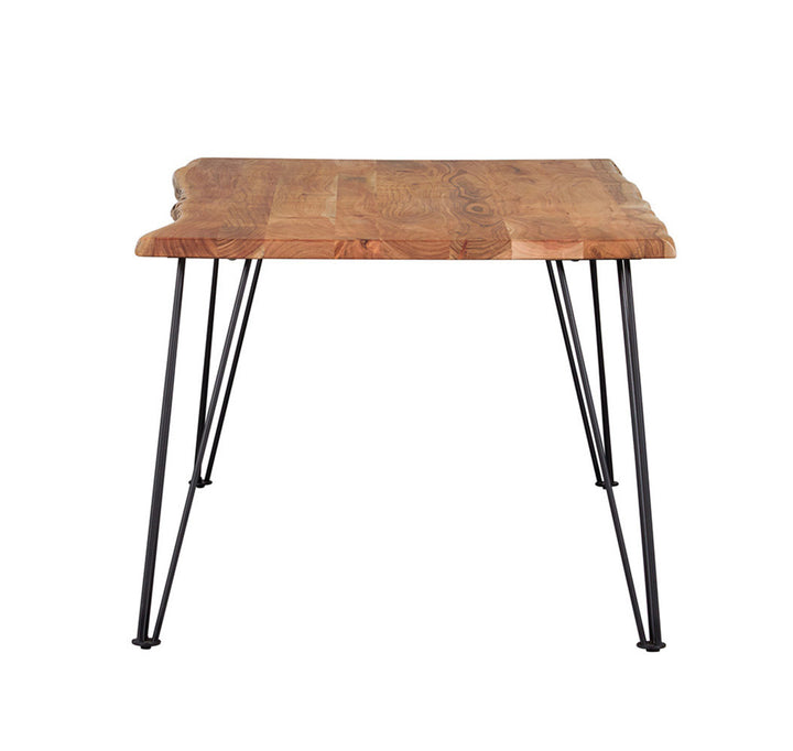 Donny Solid Wood Dining Table Ivy Bronx