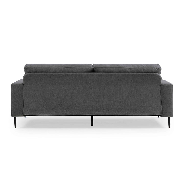 Jeses MINIMORE Modern Style Etta 84.3" Mid-Century Modern Design Sofa Corrigan Studio® Fabric: Dark Gray Linen Blend