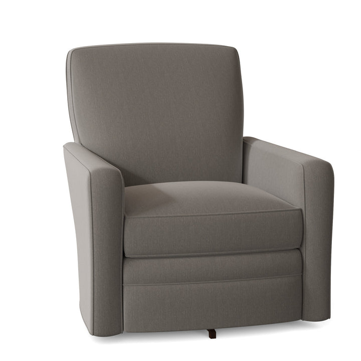 Idana 32" Wide Swivel Armchair Birch Lane™ Arm Covers: Yes, Body Fabric: Peyton Gray Performance Twill