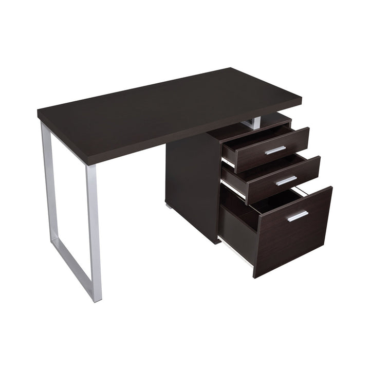 Kaitlyn Reversible Desk Wade Logan® Color: Cappuccino