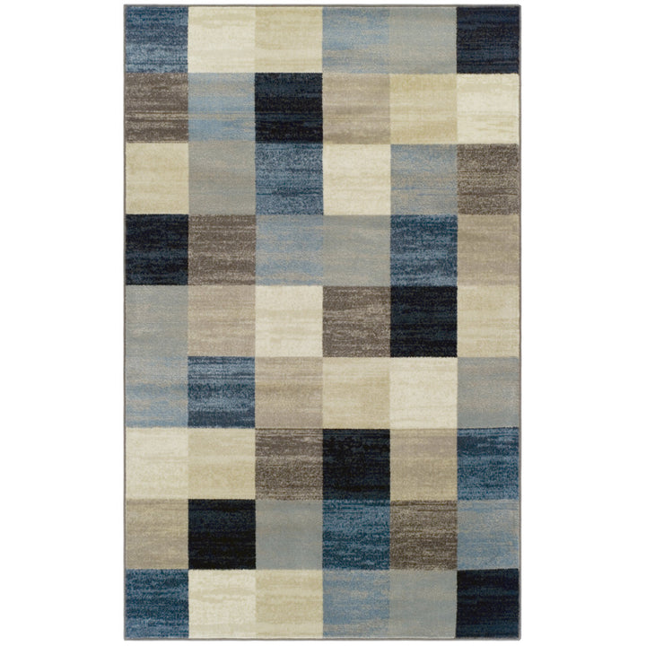 Churchton Majolica Blue Area Rug Ebern Designs Rug Size: Rectangle 9' x 12'