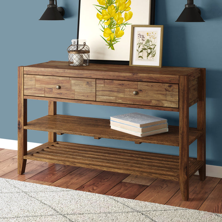Flavio 48" Solid Wood Console Table Beachcrest Home™