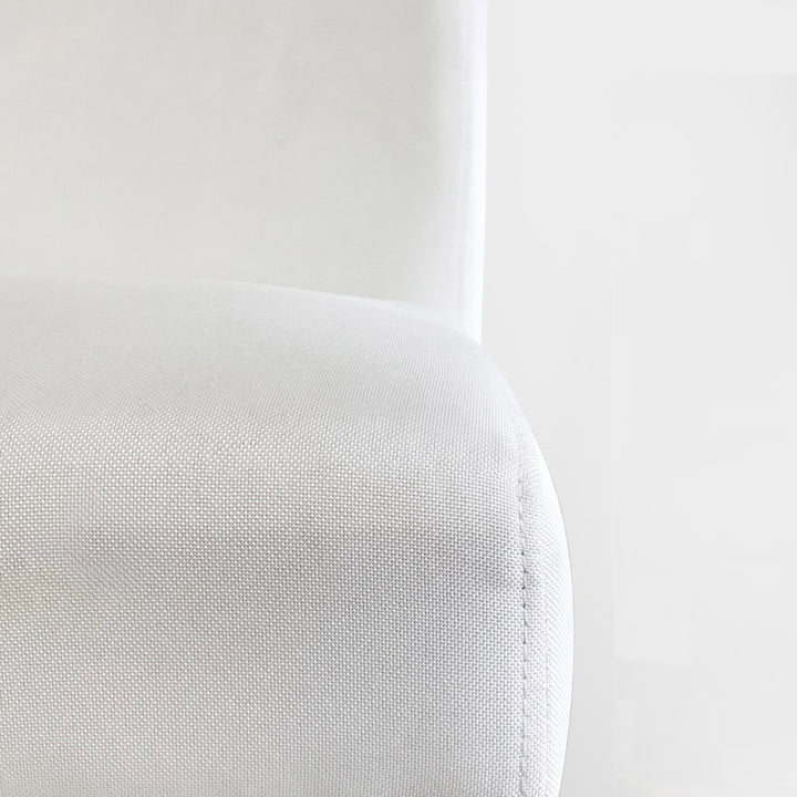 Golden Polka Dot - Mid-Century Upholstered Slipper Chair East Urban Home