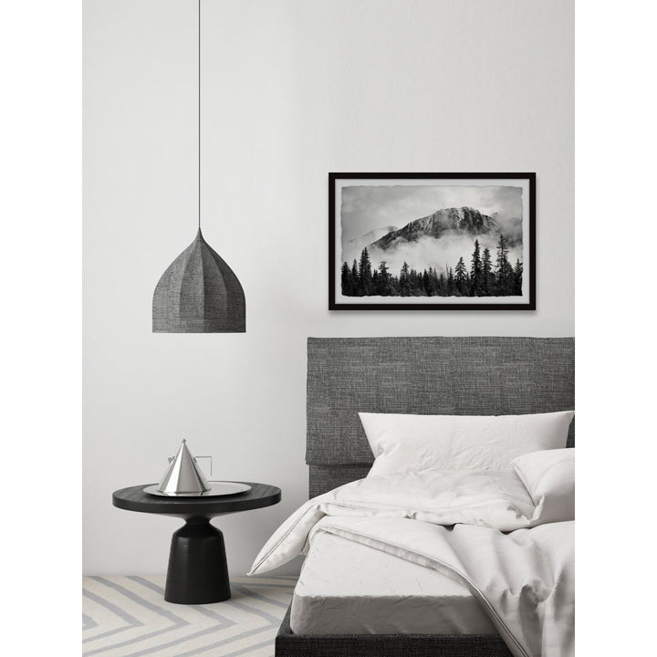 'Forest On Fog' Framed Print Loon Peak® Size: 30" H x 45" W x 1.5" D