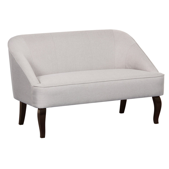 Calabe 49.2" Linen Charles of London Loveseat Mercer41 Fabric: Beige/Light Grey Linen