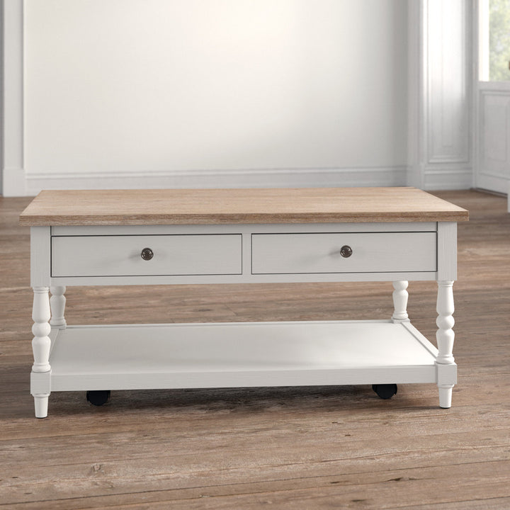 Braxxton Coffee Table with Storage Rosalind Wheeler