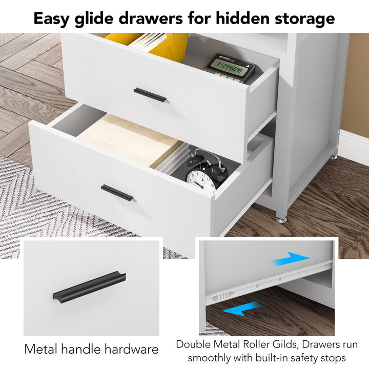 Tashyra 60'' H x 23.6'' W Steel Standard Bookcase Ebern Designs