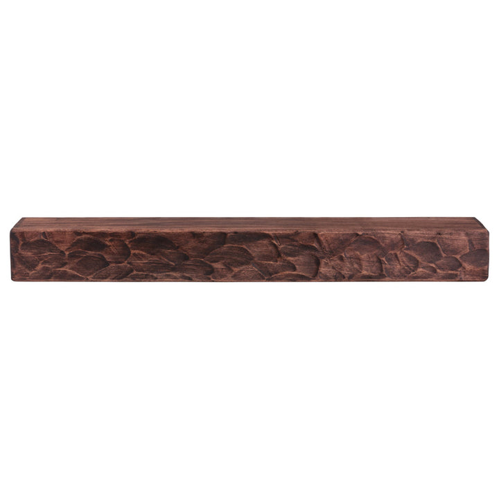 Rough Hewn Fireplace Shelf Mantel Dogberry Collections Depth: 6.25", Finish: Mahogany, Shelf Length: 36"