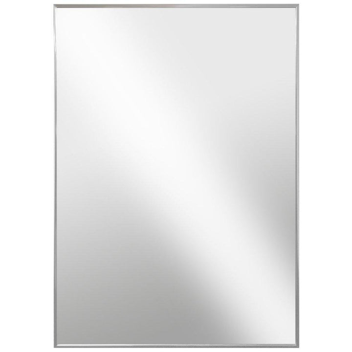 Abdelrauof Accent Mirror Latitude Run® Size: 38" x 26" Finish: Aluminum Chrome