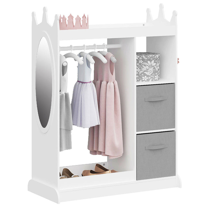 Helen Armoire Gemma Violet Color: White