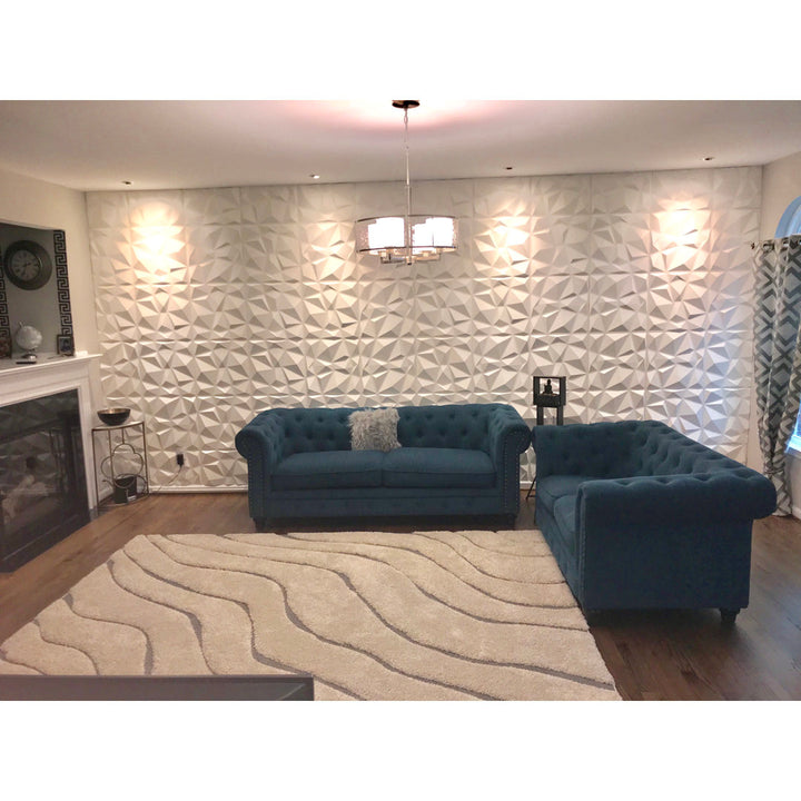 Wiegers 3D PVC Wall Panel Orren Ellis Color: White