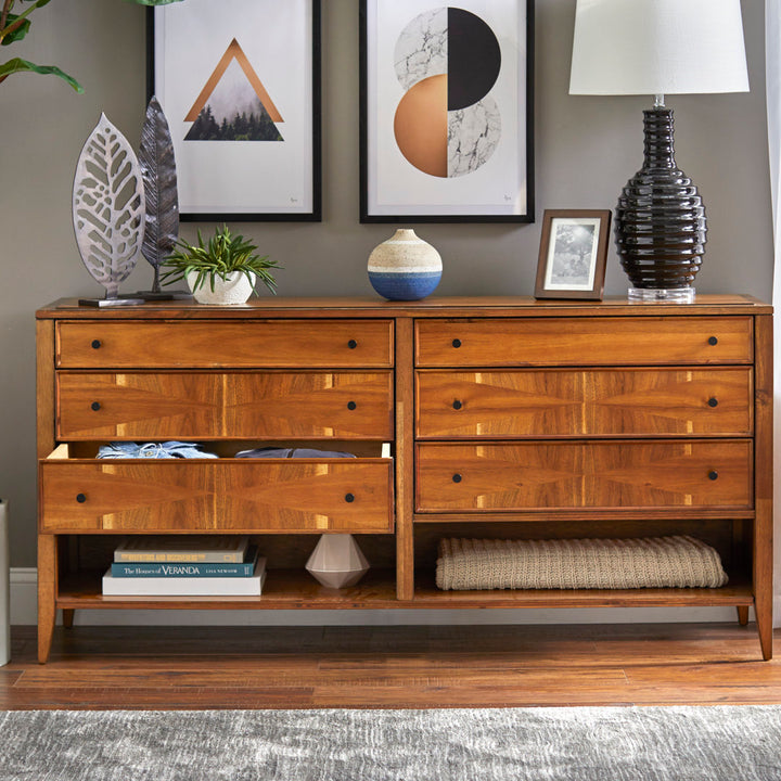 Camilla 6 Drawer 63'' W Double Dresser Mercury Row®