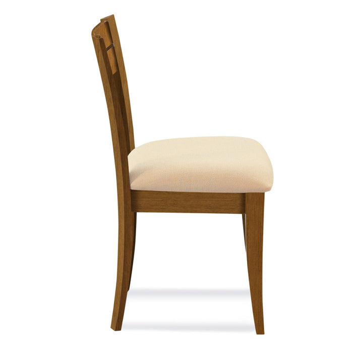 Claverley Ladder Back Side Chair Red Barrel Studio® Frame Color: Flax, Upholstery Color: Spectra