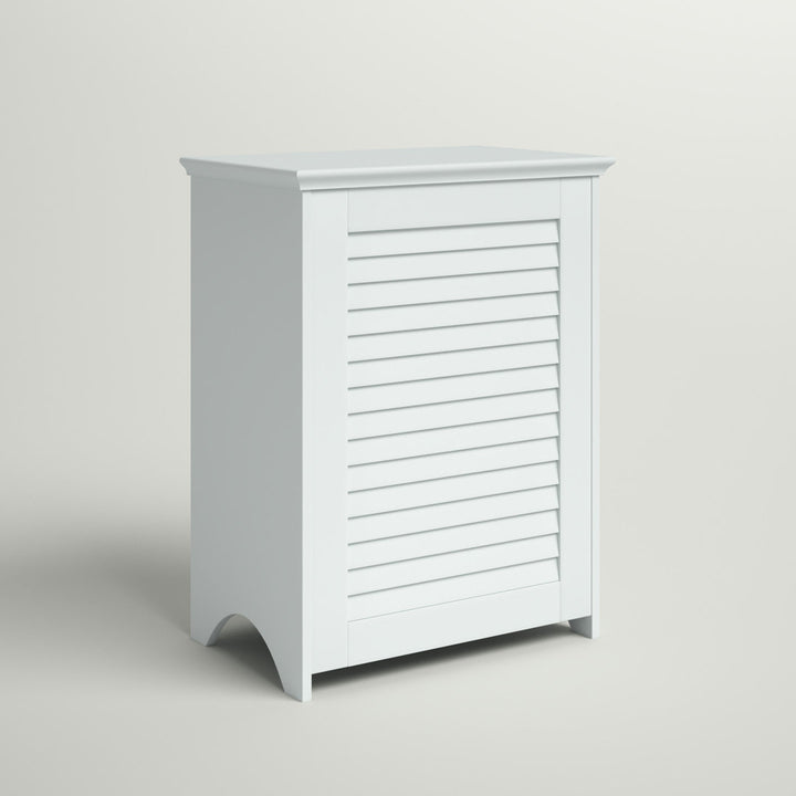 Louvered Front Cabinet Laundry Hamper Andover Mills™
