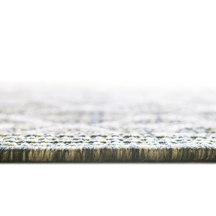 Adley Southwestern Green/Beige Indoor/Outdoor Area Rug Gracie Oaks Rug Size: Round 4'1"