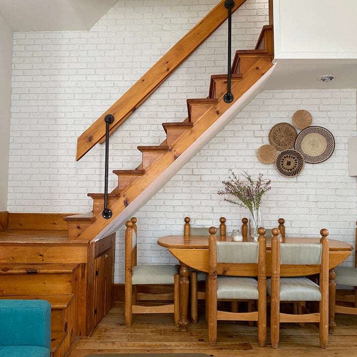 Brick 5.75" x 45" Peel and Stick Wall Paneling Ninth & Vine Color: White