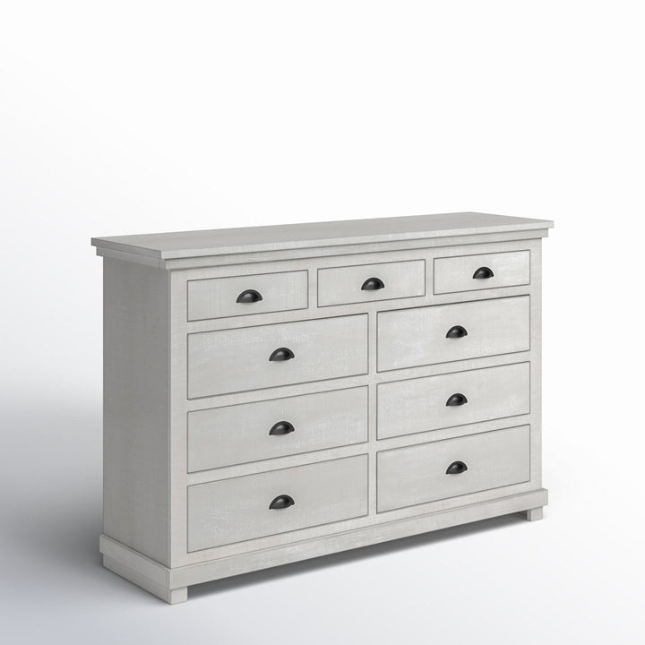 Wolferstorn 9 Drawer 64" W Dresser Birch Lane™ Color: Gray Chalk