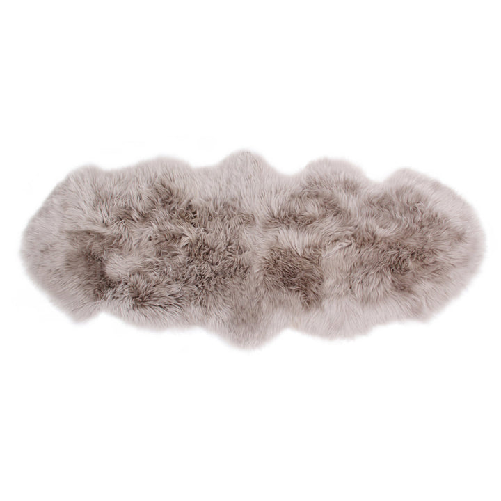 Kowal Sheepskin Area Rug in Chateau Gray Joss & Main Rug Size: Novelty 2' x 5'6"