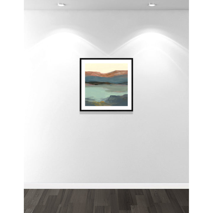 Rolling Bluffs by Carol Robinson - Painting Print Joss & Main Size: 28.75" H x 28.75" W x 0.75" D Format: Black Wood Framed Paper