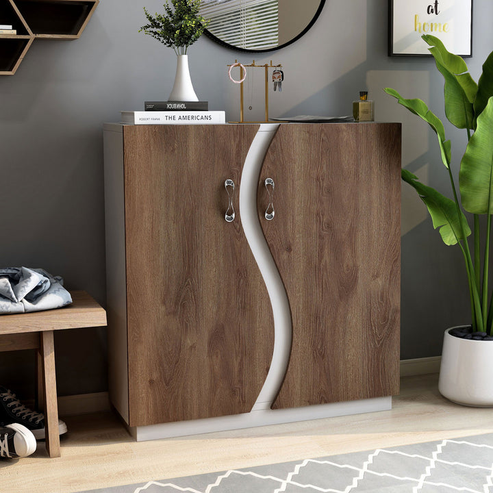 12 Pair Shoe Storage Cabinet Wade Logan®