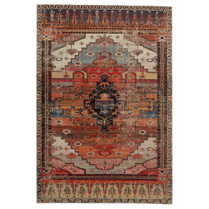 Haden Indoor/Outdoor Soft Power-Loomed Oriental Area Rug by Jaipur Living Steelside™ Rug Size: Rectangle 5'3" x 7'6"
