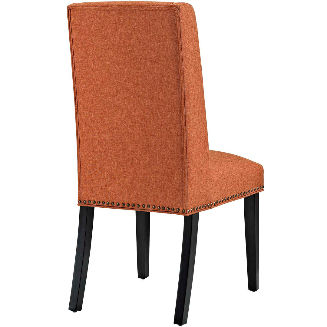 Modway Baron Dining Chair Modway Upholstery Color: Orange