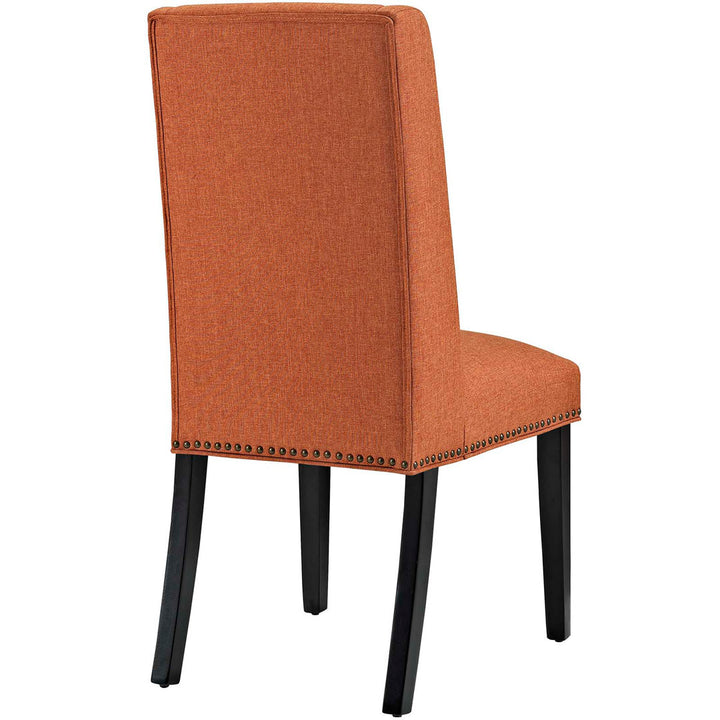 Modway Baron Dining Chair Modway Upholstery Color: Orange
