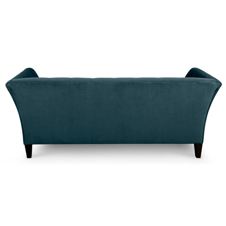 Carruth 91" Flared Arm Sofa Mercer41 Body Fabric: Bella Lagoon Performance Velvet