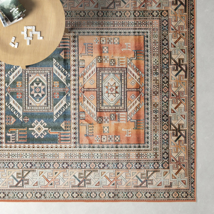 Ovid Oriental Machine Woven Area Rug AllModern Rug Size: Rectangle 5'3" x 7'6"