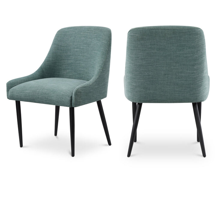 Liandra Side Chair (Set of 2) George Oliver Color: Green