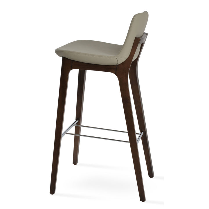 Pera HB Wood Bar & Counter Stool sohoConcept Color: Brown Seat Height: Bar Stool (29" Seat Height)