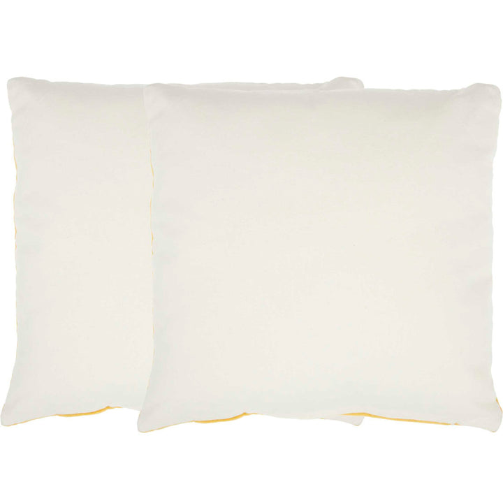 Haitley Throw Pillow Cover (Set of 2) Latitude Run® Color: Yellow