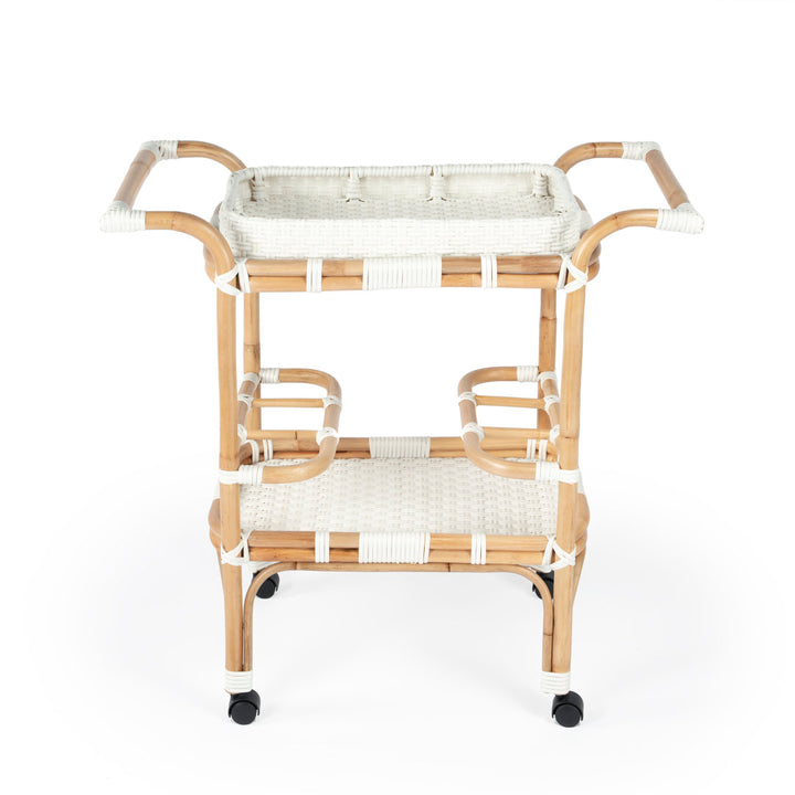 Domenica Bar Cart Joss & Main Top Color: White