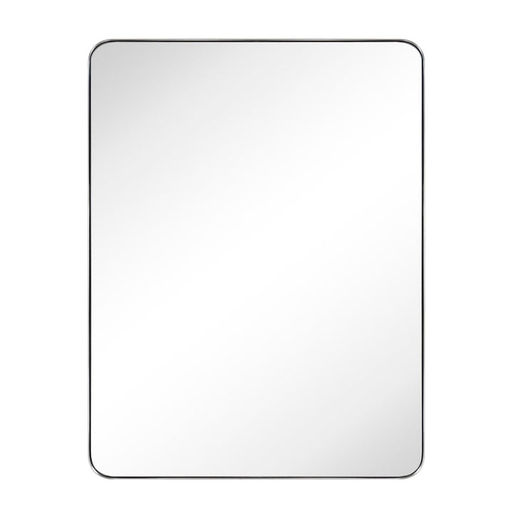Kengston Modern & Contemporary Rectangular Bathroom Vanity Mirrors 17 Stories Size: 40" x 30" Finish: Brushed Nickel