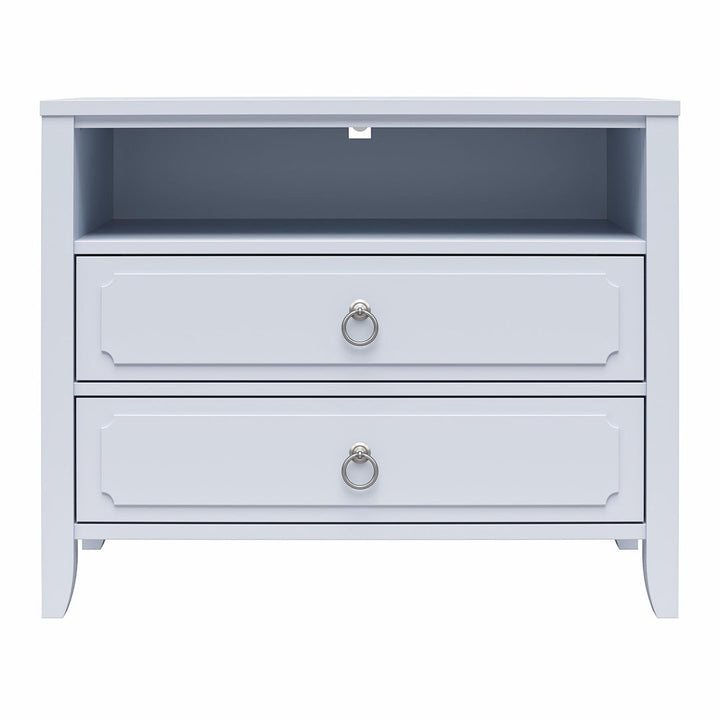 Her Majesty 2 - Drawer Nightstand Novogratz Color: Powder Blue