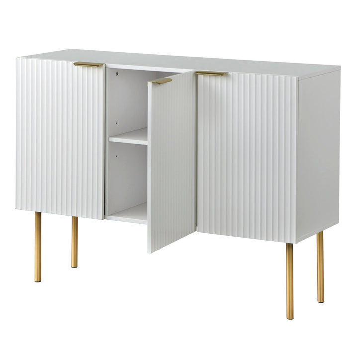 Santillanes 47.25'' Wide Sideboard Willa Arlo™ Interiors Color (Base/Top): White/White