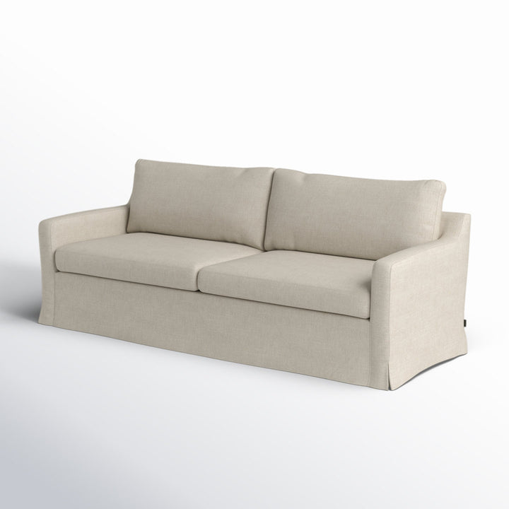 Neruda 86'' Slipcovered Sofa Joss & Main Fabric: Diego Natural Performance Plainweave