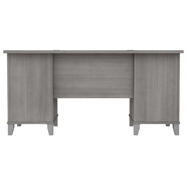 Magomed Executive Desk Gracie Oaks Color: Platinum Gray