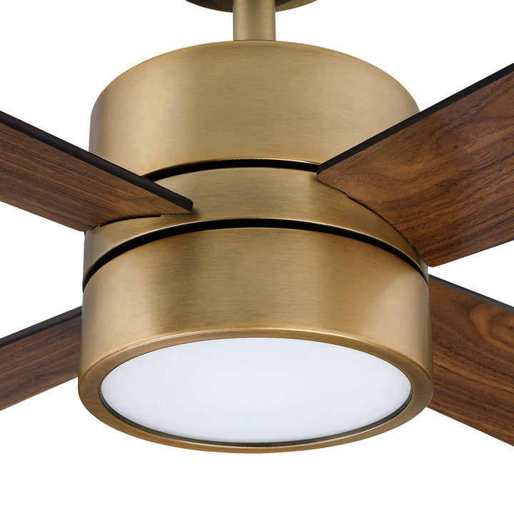 52" 4 - Blade Ceiling Fan With LED Lights And Remote Control Included Wade Logan®
